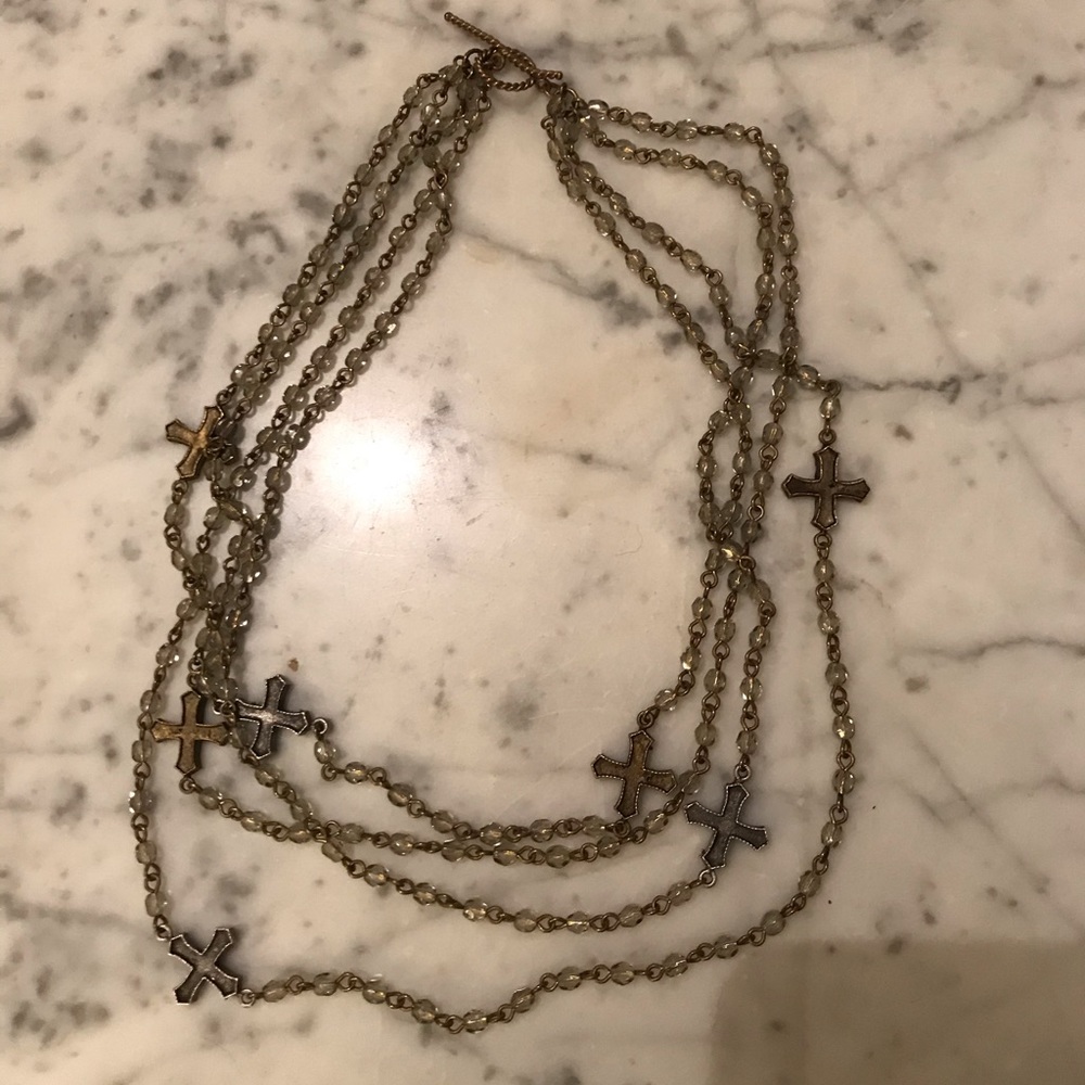 Virgins saints and angels necklace like new 18in